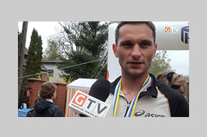 film z zawodów sportowych Bieg Stonogi w Milanówku